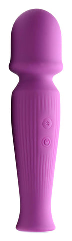 Silicone Wand Massager - Violet by Curve Toys from LoveMart Co.