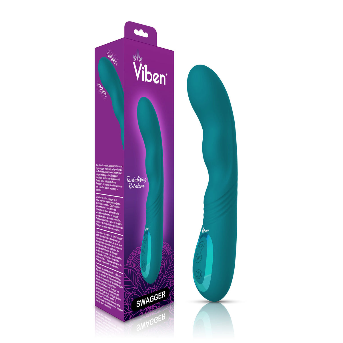Swagger Wriggling G-Spot Vibe - Ocean by Viben from LoveMart Co.