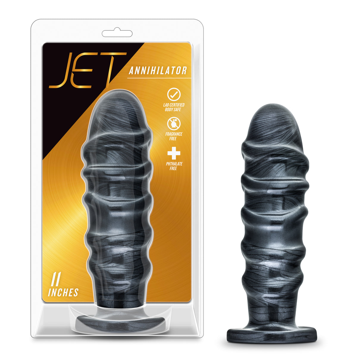 Jet - Annihilator - Carbon Metallic by Blush from LoveMart Co.