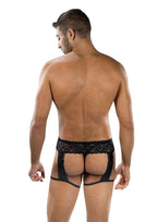 Midnight Stride Garters - Os by Envy Menswear from LoveMart Co.
