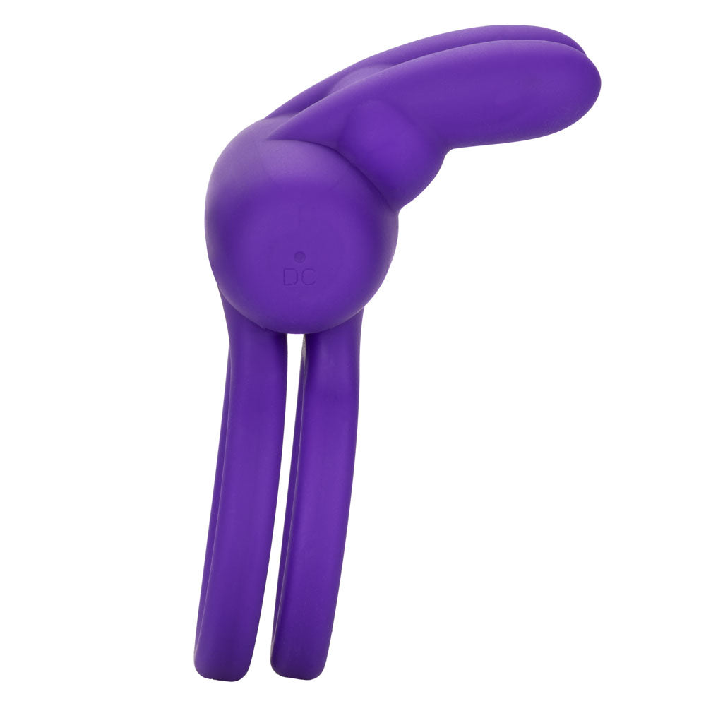Silicone Rechargeable Dual Rockin' Rabbit Enhancer by CalExotics from LoveMart Co.