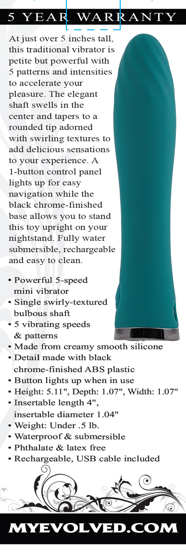 Ultra Wave - Teal by Evolved Novelties from LoveMart Co.