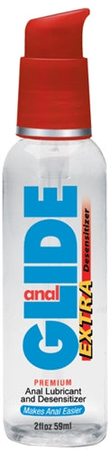Anal Glide Extra 2 Oz Pump Bottle by Body Action from LoveMart Co.