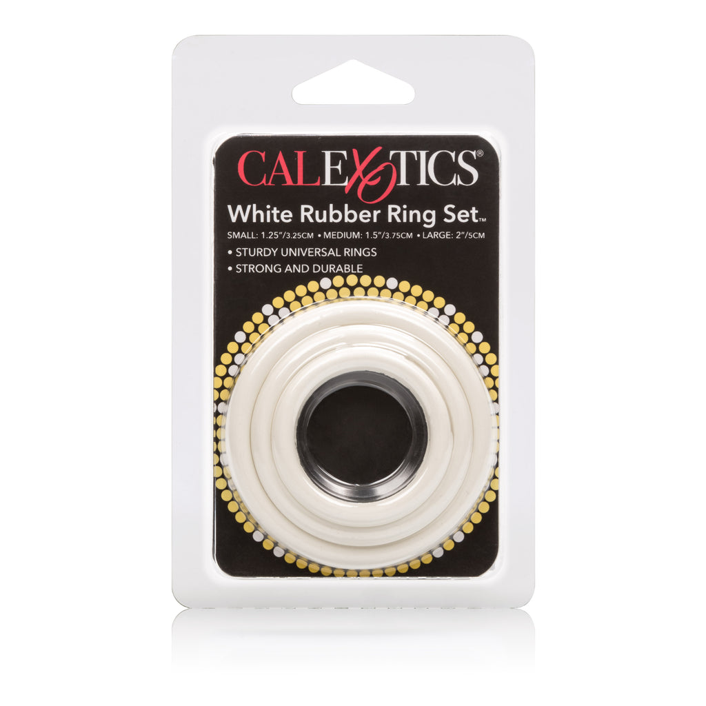 Rubber Ring 3 Piece Set by CalExotics from LoveMart Co.