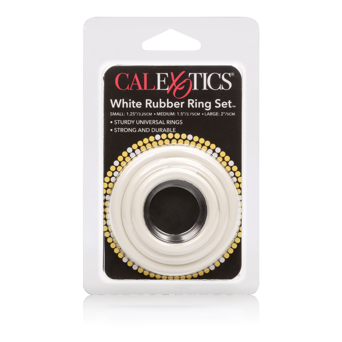 Rubber Ring 3 Piece Set by CalExotics from LoveMart Co.