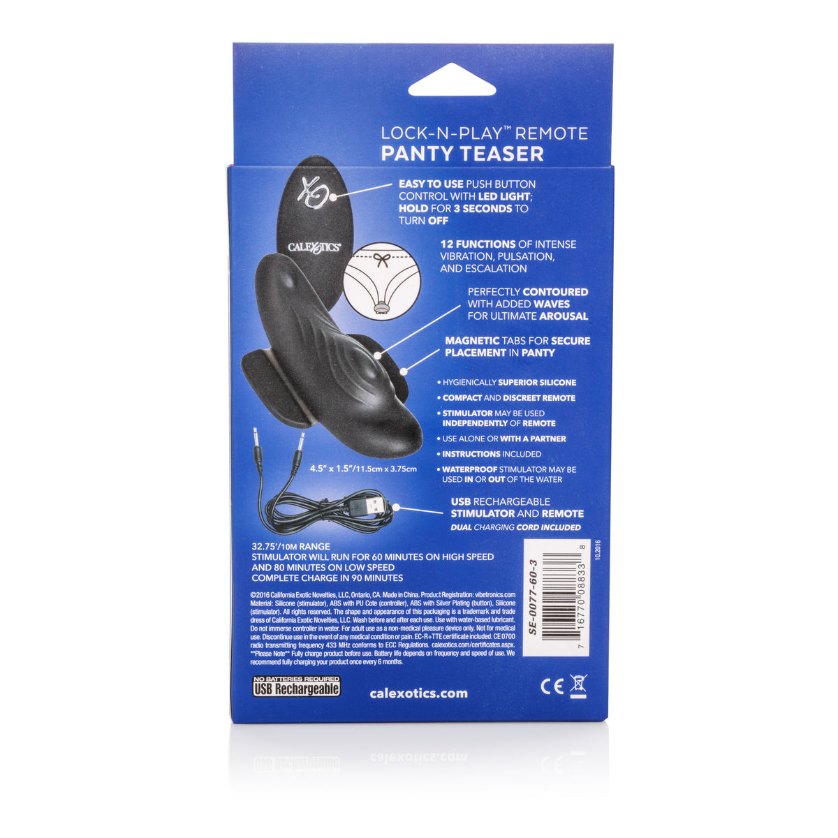 Lock-N-Play Remote Panty Teaser by CalExotics from LoveMart Co.