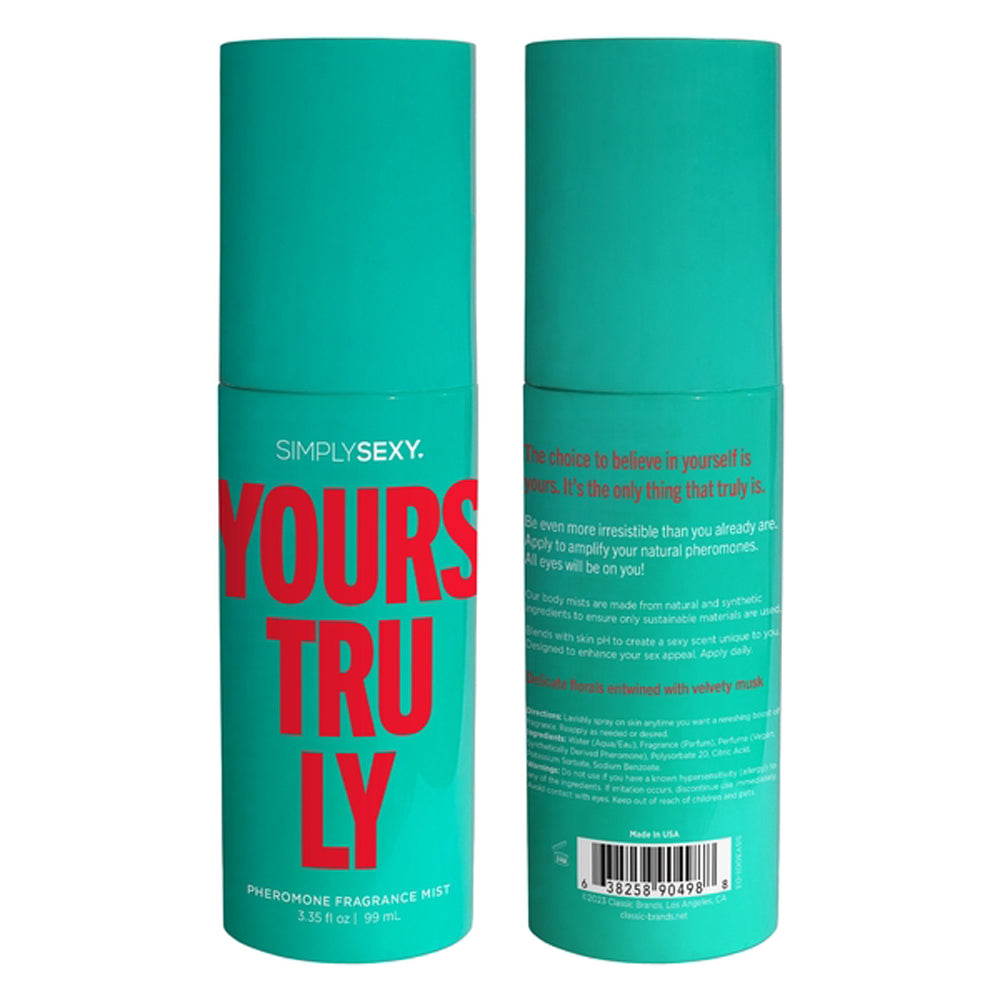 Yours Truly - Pheromone Fragrance Mists 3.35 Oz by Classic Brands from LoveMart Co.