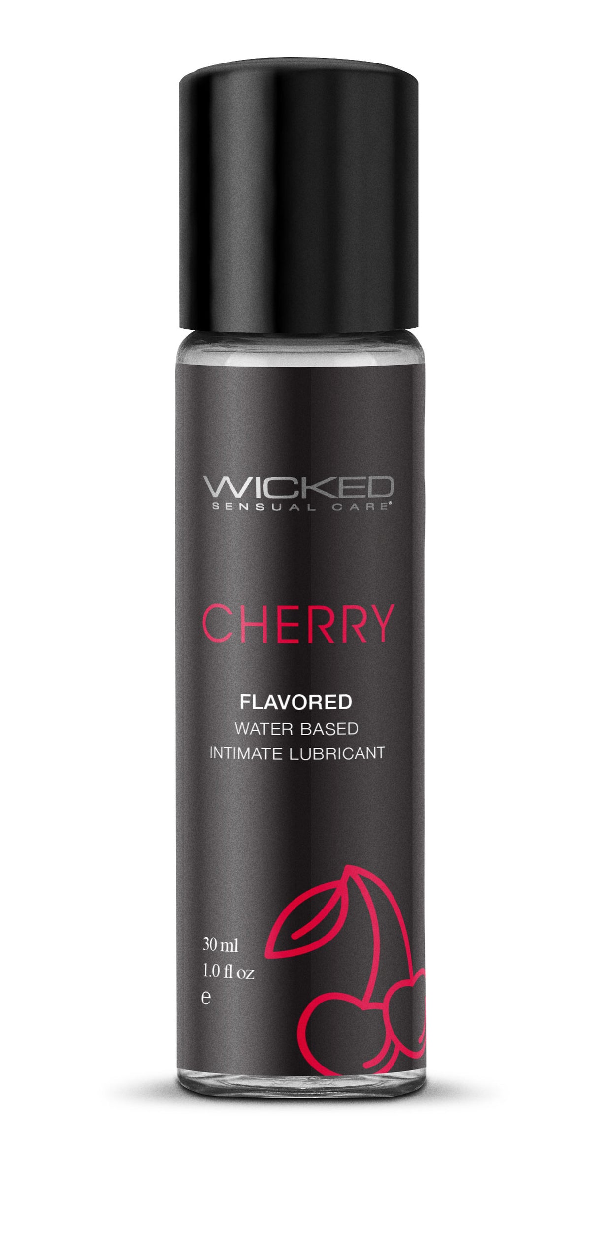 Cherry Flavored Water Based Intimate Lubricant - 1 Fl. Oz. by Wicked Sensual Care from LoveMart Co.