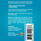Endless Love for Men Stay Hard & Prolong Water Based Lubricant 1.7oz by Body Action from LoveMart Co.