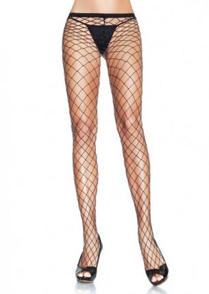 Industrial Pantyhose - One Size - /silver by Leg Avenue from LoveMart Co.