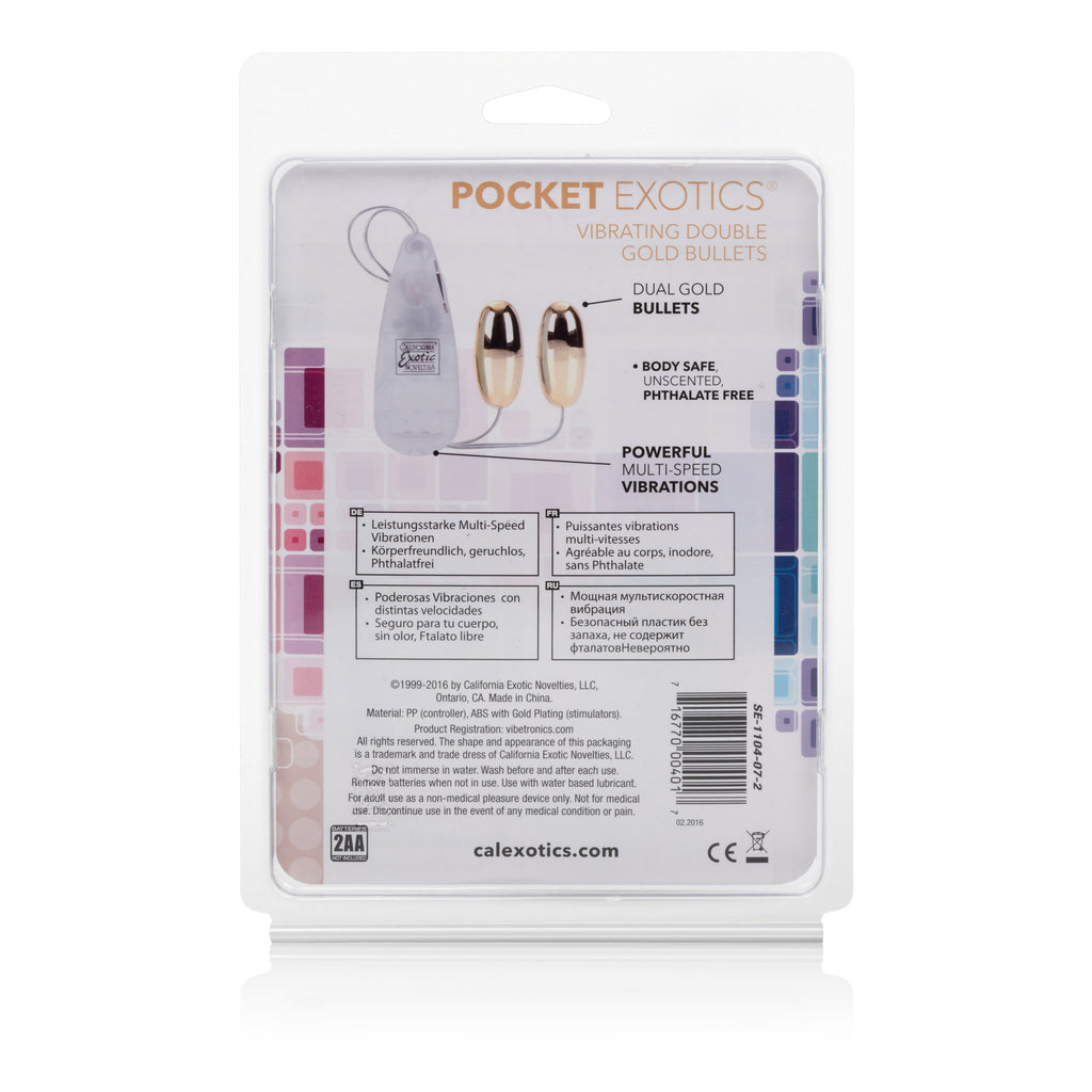 Pocket Exotics Double Bullet by CalExotics from LoveMart Co.