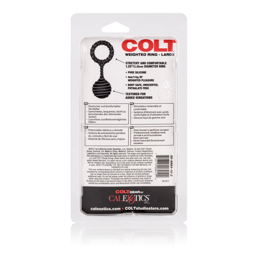 Colt Weighted Ring Large by CalExotics from LoveMart Co.