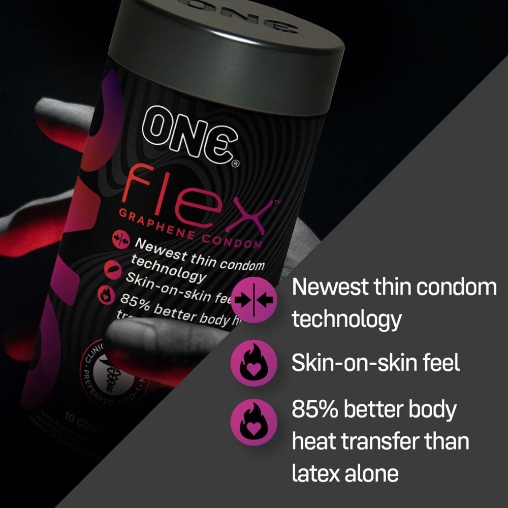 One Flex 3 Ct Condoms by Paradise Marketing from LoveMart Co.