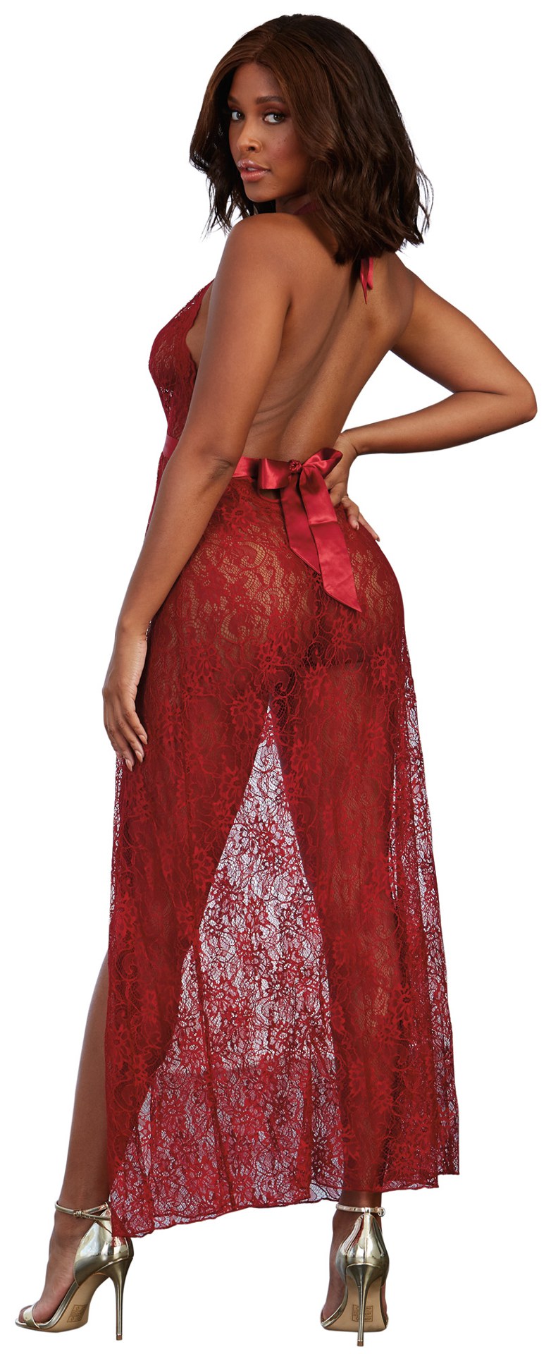 Gown, G-String - Medium - Garnet by Dreamgirl from LoveMart Co.