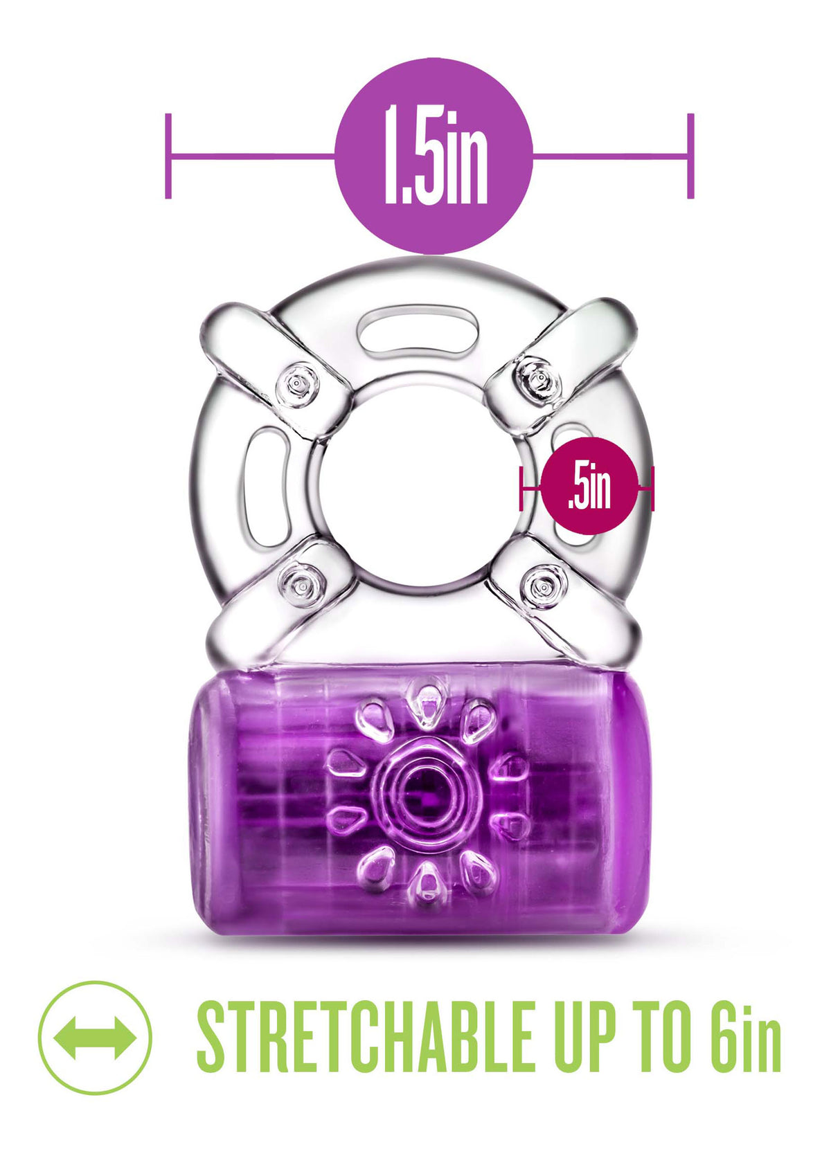 Play With Me - Pleaser Rechargeable C-Ring by Blush from LoveMart Co.