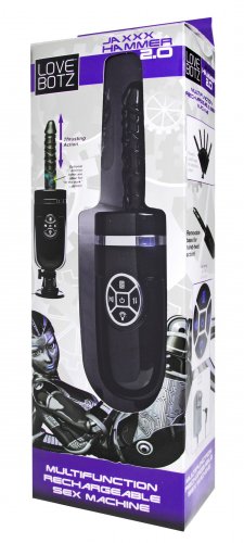 Love Botz Jaxxx Hammer 2.0 Multi Function Rechargeable Sex Machine by XR Brands from LoveMart Co.