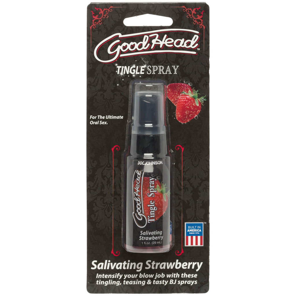 Goodhead - Tingle Spray - 1 Fl. Oz. Salivating Strawberry by Doc Johnson from LoveMart Co.