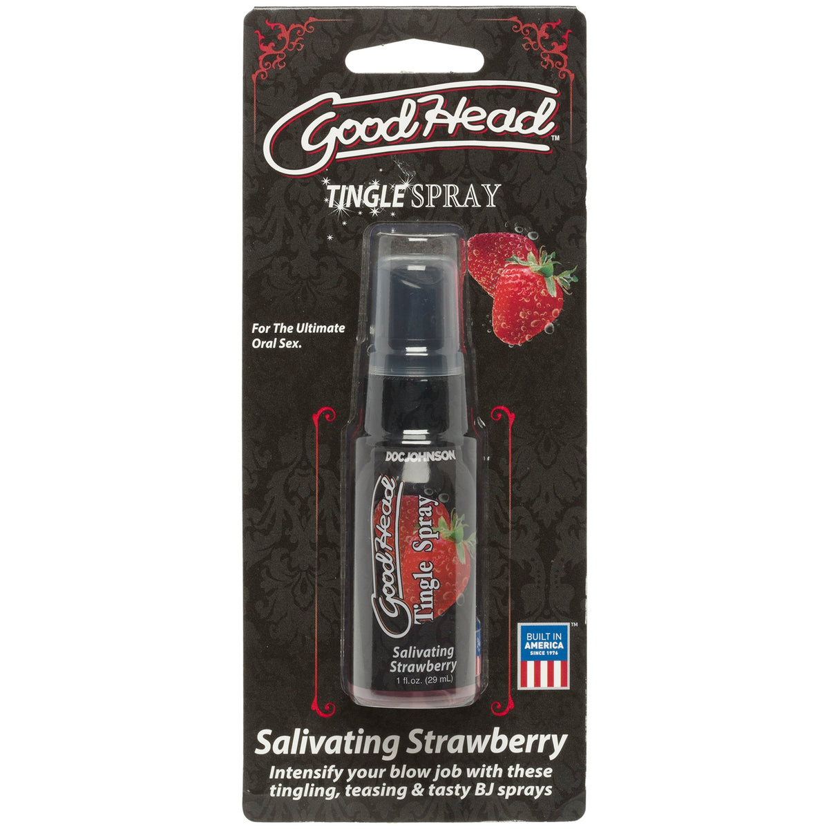 Goodhead - Tingle Spray - 1 Fl. Oz. Salivating Strawberry by Doc Johnson from LoveMart Co.