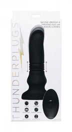 Thunder Plugs Silicone Vibrating and Thrusting Plug by XR Brands from LoveMart Co.
