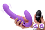 10x Ergo- Fit G-Pulse Inflatable and Vibrating Strapless Strap- on by XR Brands from LoveMart Co.