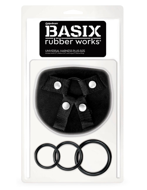 Basix Rubber Works Universal Harness - Plus Size by Pipedream from LoveMart Co.