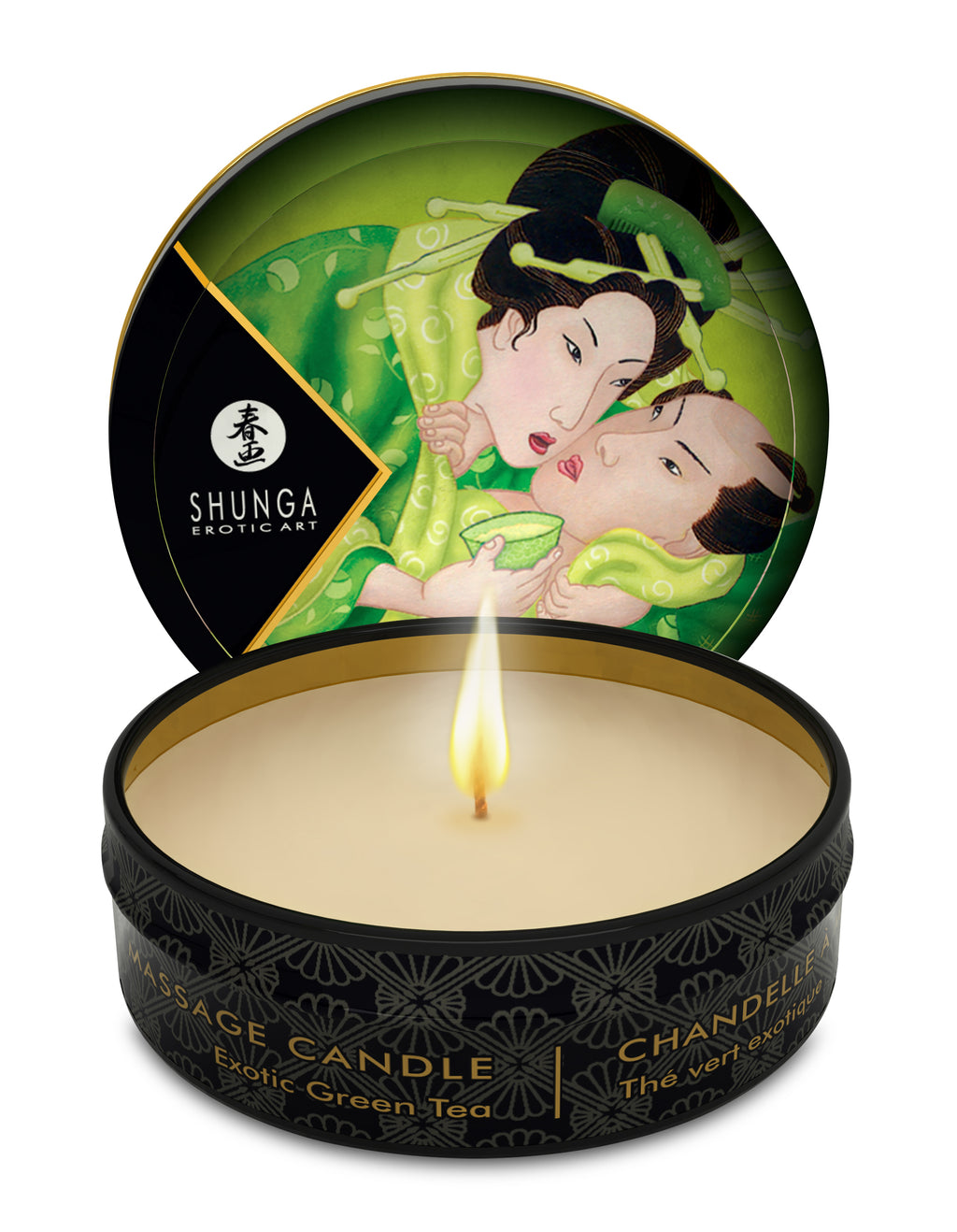 Mini Massage Candle - Zenitude - Exotic Tea - 1 Fl. Oz. by Shunga from LoveMart Co.
