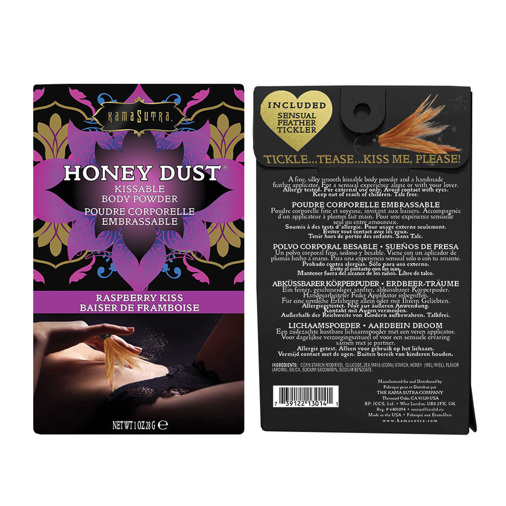 Honey Dust Raspberry Kiss 1 Oz by Kama Sutra from LoveMart Co.