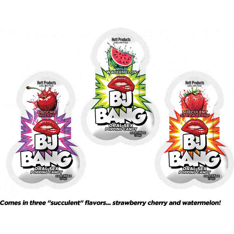 Bj Bang - Oral Sex Popping Candy Display by Hott Products from LoveMart Co.
