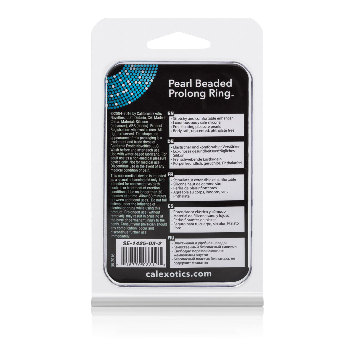 Pearl Beade Prolong Rings - Smoke by CalExotics from LoveMart Co.