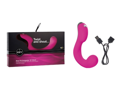 Key Skye G Wand - Raspberry by CalExotics from LoveMart Co.