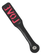 12 Inch Leather Impression Paddle - Love by Sportsheets from LoveMart Co.