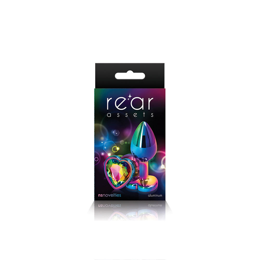 Rear Assets - Multicolor Heart - Small - Rainbow by nsnovelties from LoveMart Co.
