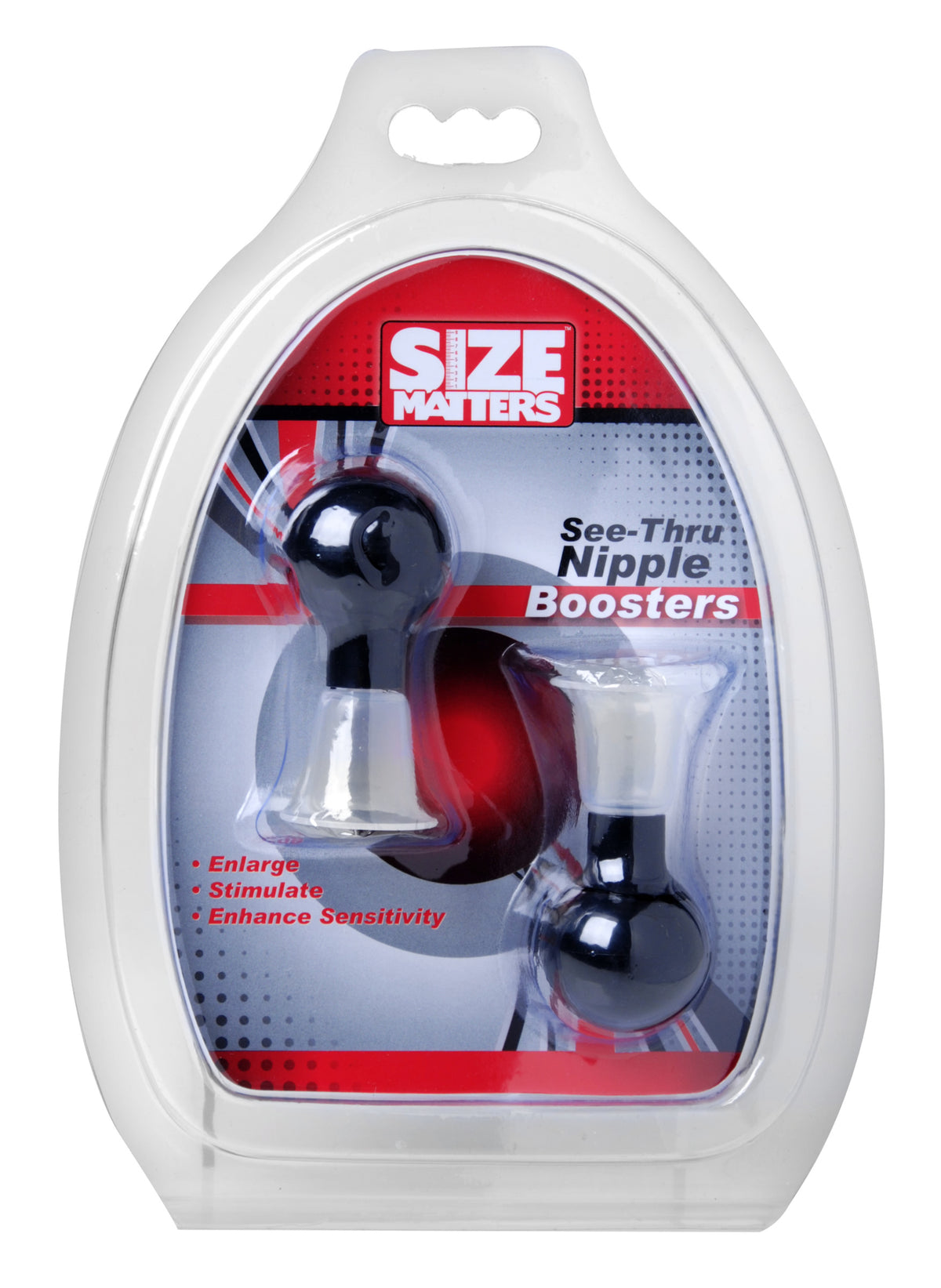 Size Matters See -Thru Nipple Boosters by XR Brands from LoveMart Co.