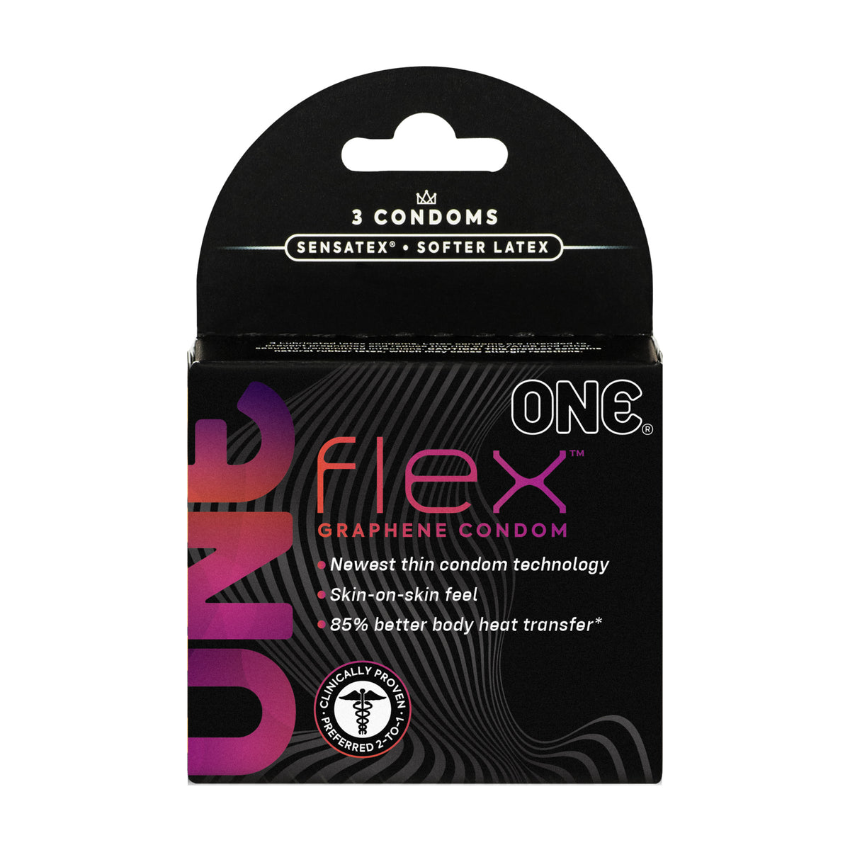 One Flex 3 Ct Condoms by Paradise Marketing from LoveMart Co.