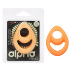 Alpha Glow-in-the-Dark Liquid Silicone Teardrop Ring by CalExotics from LoveMart Co.