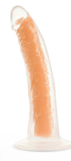 Neo Elite Glow in the Dark Lavo 7" Silicone Dual Density Dildo Neon by Blush from LoveMart Co.
