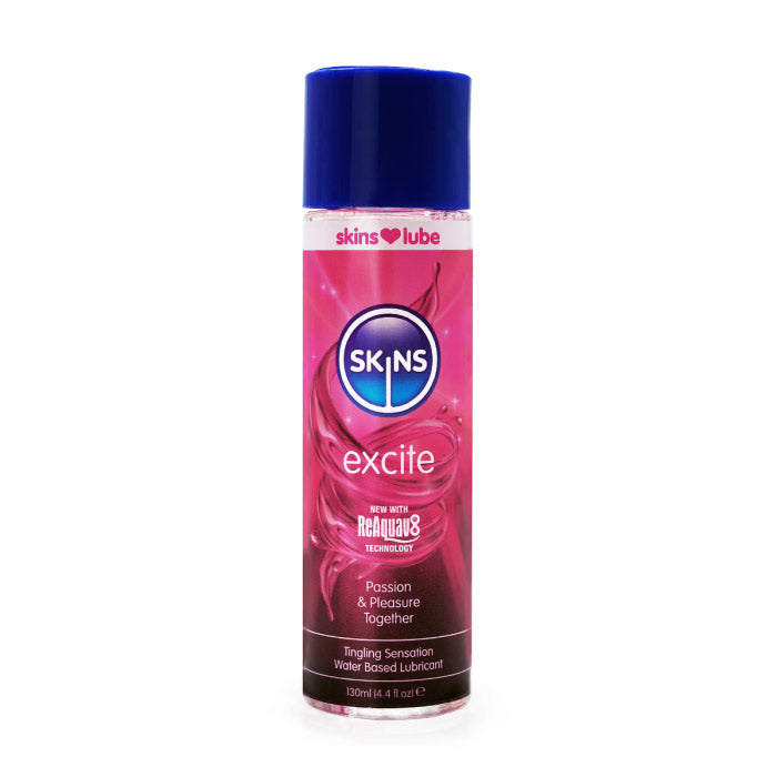 Skins Excite Tingling Water Based Lubricant 4.4oz by Creative Conceptions from LoveMart Co.