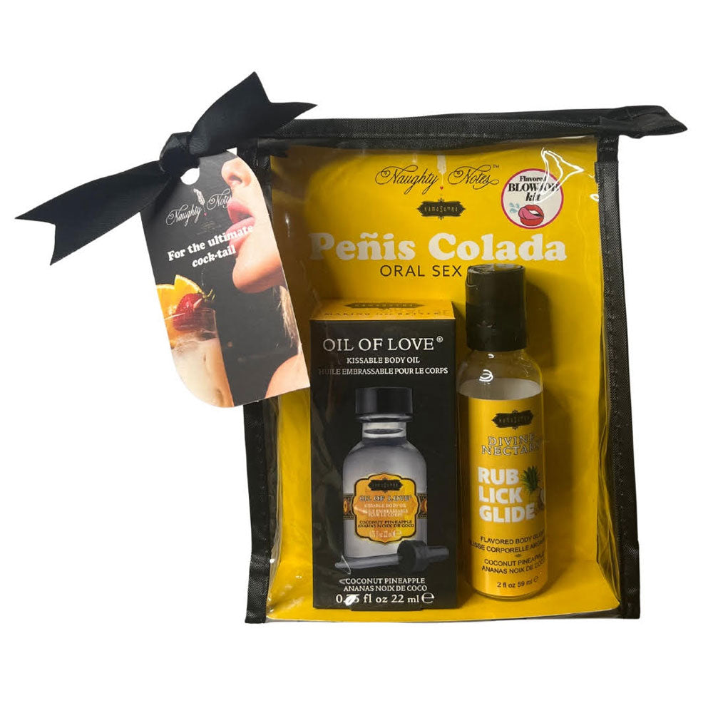 Penis Colada Oral Sex Kit - .75 Oz by Kama Sutra from LoveMart Co.
