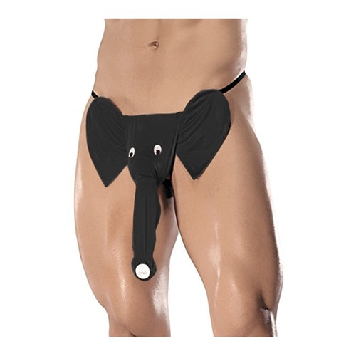 Squeaker Elephant G-String - One Size by Male Power from LoveMart Co.