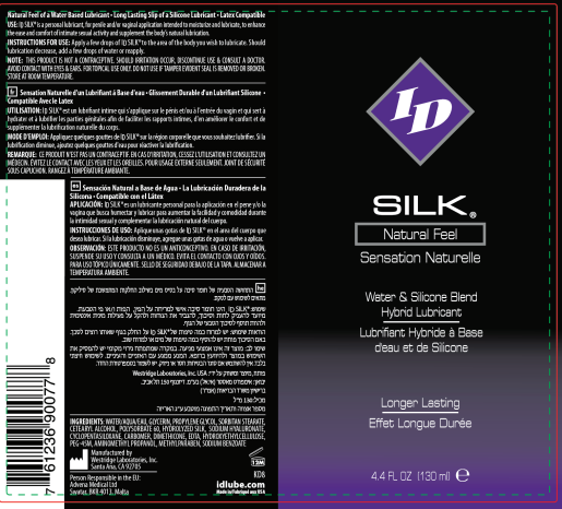 ID Silk Silicone and Water Blend Lubricant 4.4 Oz by ID - Lubricants from LoveMart Co.