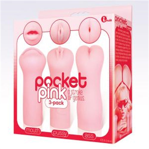 Pocket Pink - 3 Pack by Icon Brands from LoveMart Co.