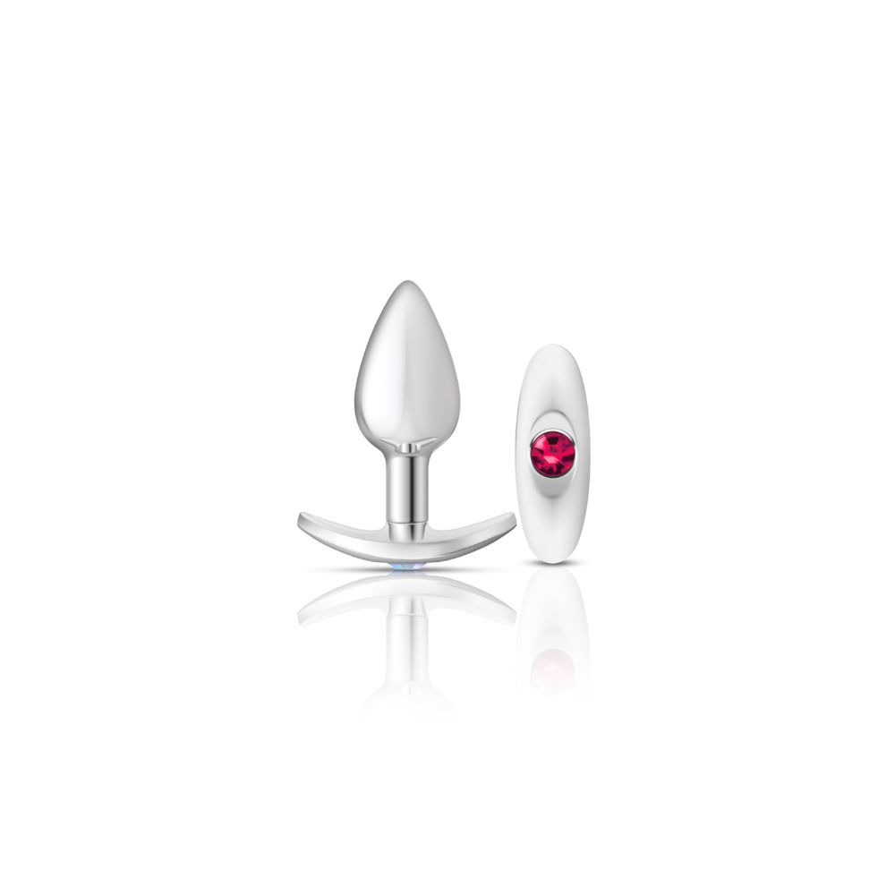 Silver Anchor Buttplug Kit - Clear Iridescent/ by Viben from LoveMart Co.