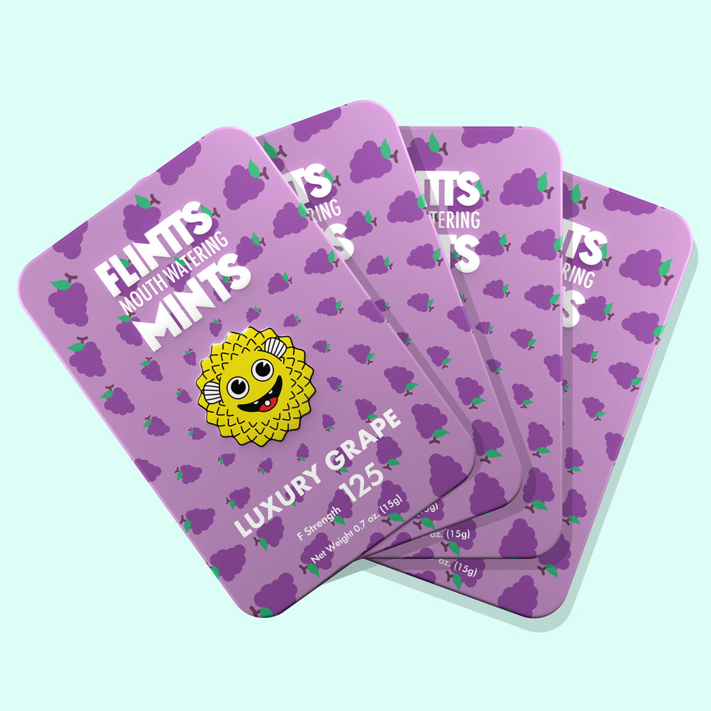 Flintts Mouth Watering Mints Luxury Grape - F-Strength 125 by Flintts Mints from LoveMart Co.
