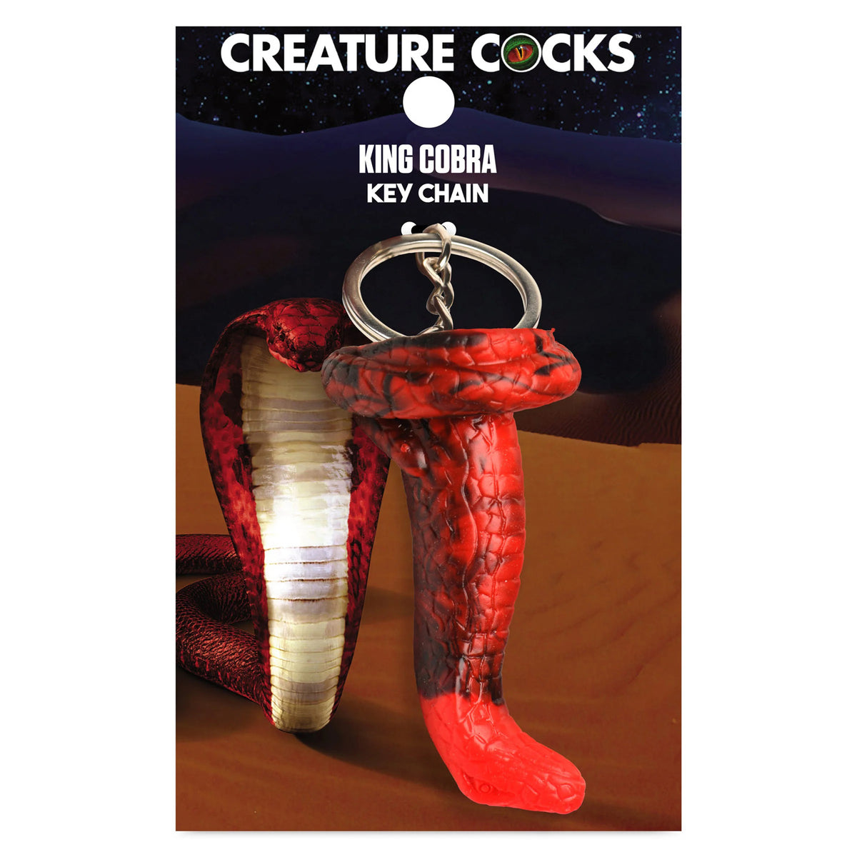 King Cobra Keychain by XR Brands from LoveMart Co.