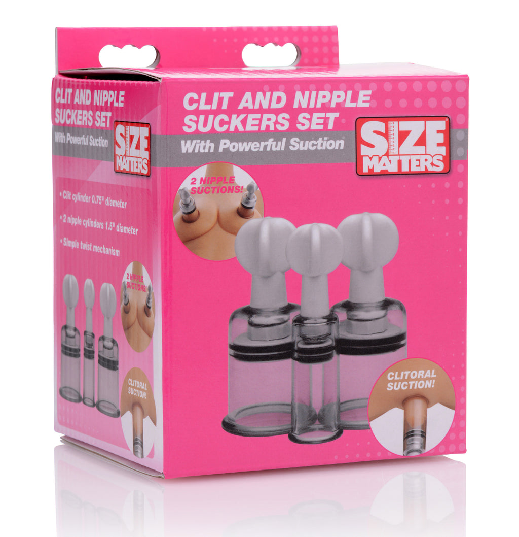 Clit and Nipple Suckers Set by XR Brands from LoveMart Co.