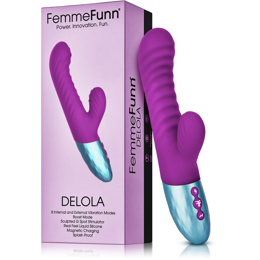 Delola Liquid Silicone Rabbit by Femme Funn from LoveMart Co.