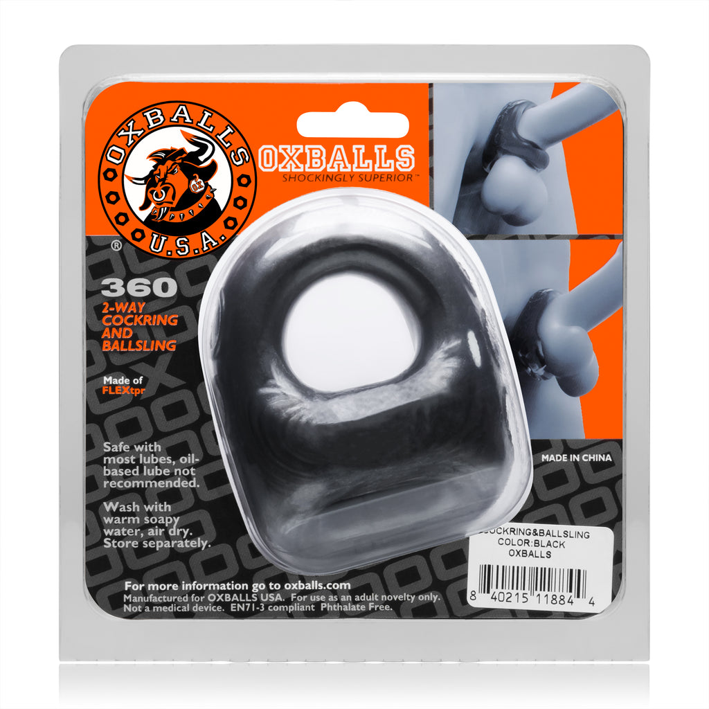 360 2- Way Cockring and Ballsling by Oxballs from LoveMart Co.