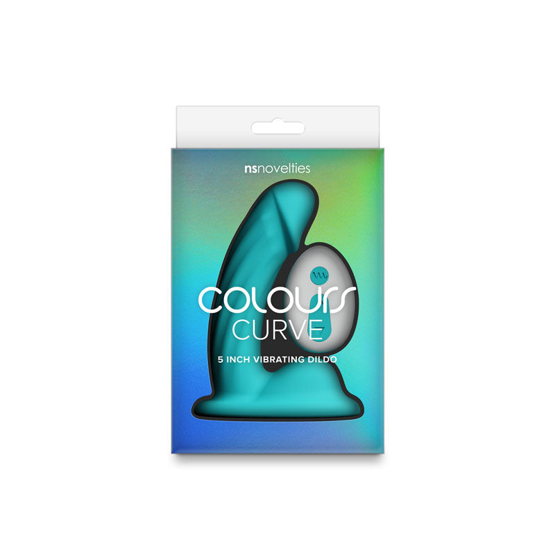 Colours Curve Vibrating 5" Dildo by nsnovelties from LoveMart Co.