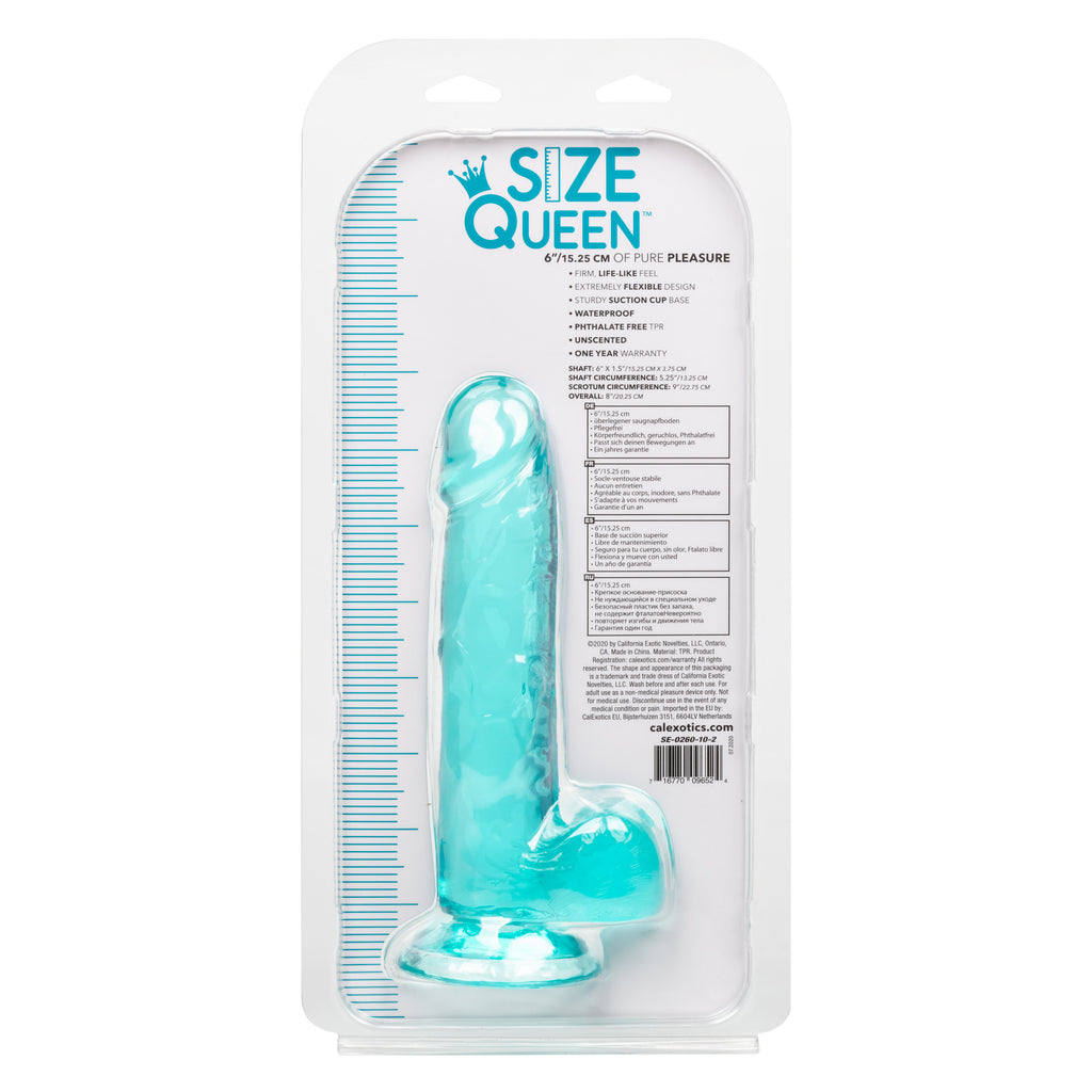 Size Queen 6 Inch - 15.25 Cm by CalExotics from LoveMart Co.