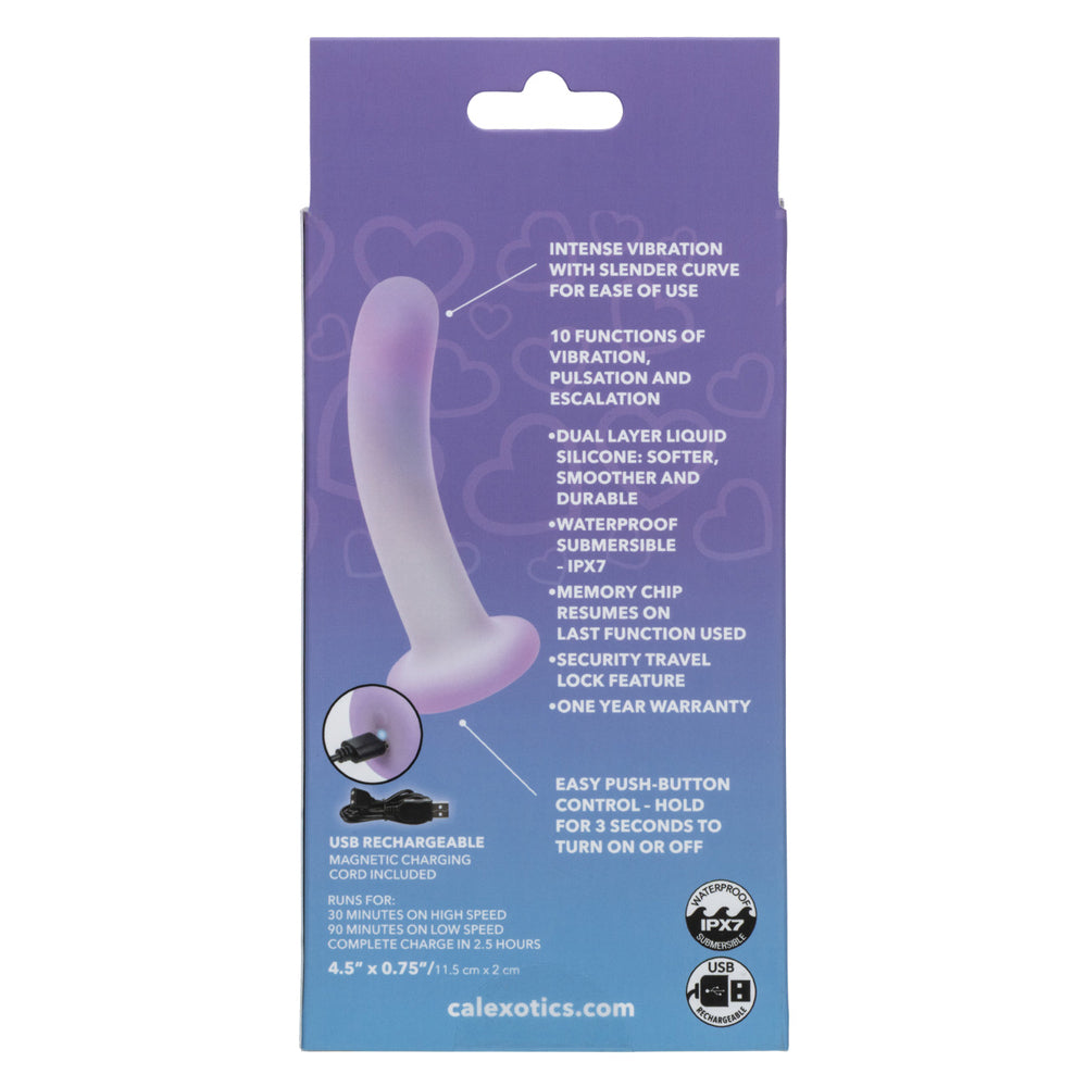 Lavender Haze Slender Curved Probe by CalExotics from LoveMart Co.